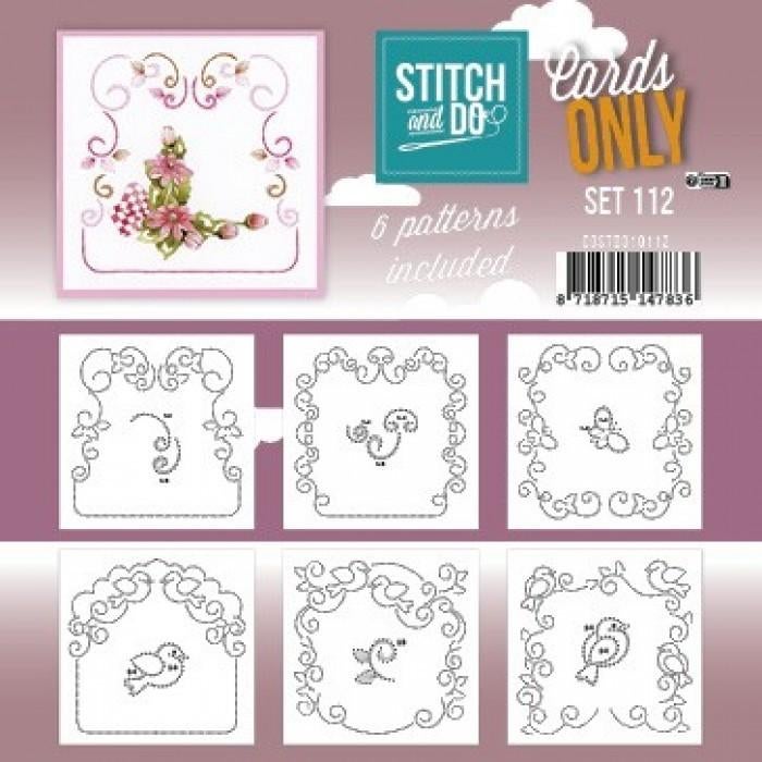 Stitch and Do Cards only 112 en 6 verschillende oplegkaartje, Hobby en Vrije tijd, Kaarten | Zelf maken, Blanco kaart of Basiskaart