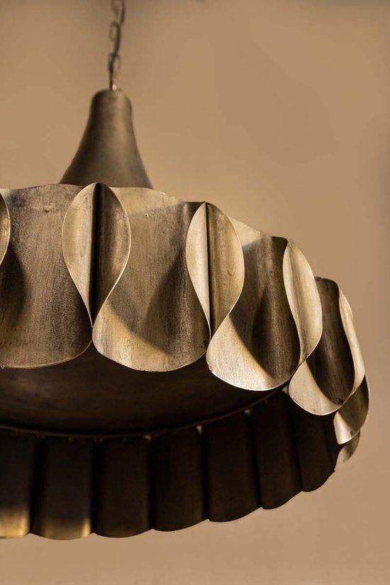 PTMD Gindy Hanglamp  Goud Design Eyecatcher! Nieuw in doos, Info@ptmd.nl, Nieuw, Ophalen of Verzenden, Aalsmeer