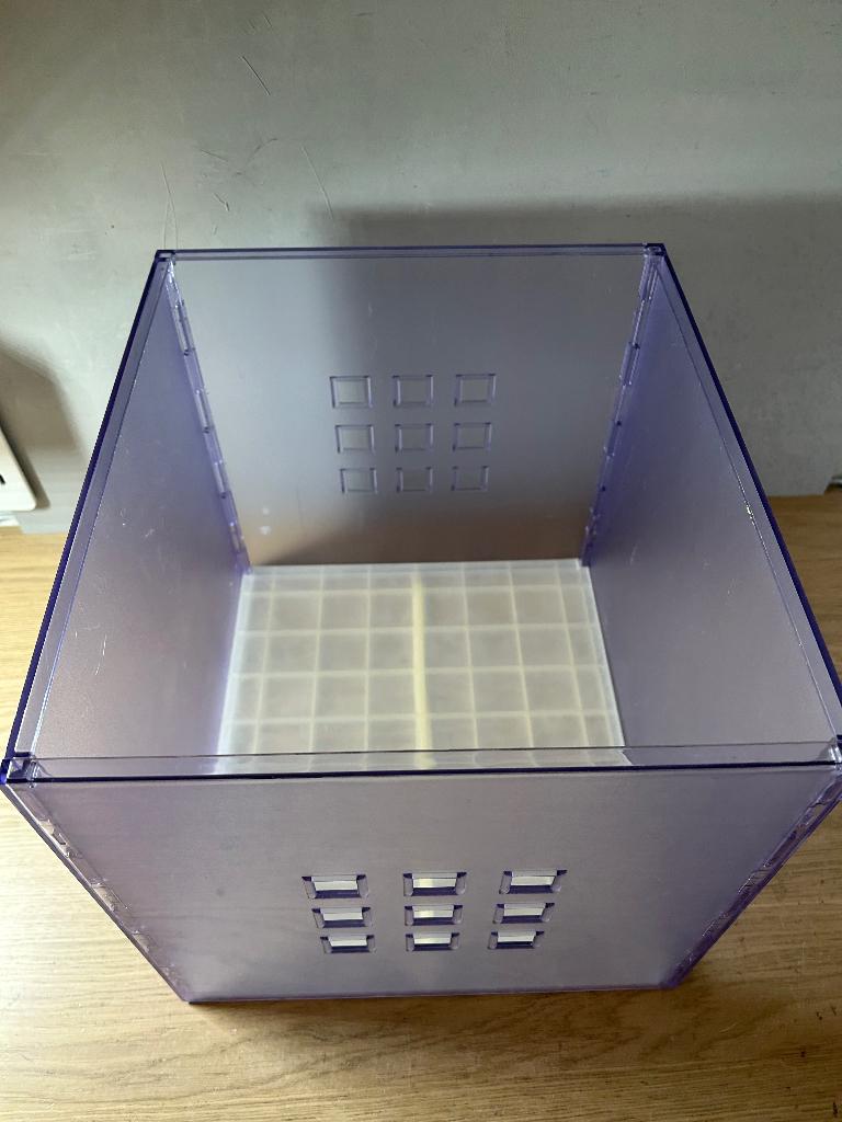 Ikea Lekman Bak voor Kallax Kast Lila, Gebruikt, 1 of 2 laden, Ophalen of Verzenden, Minder dan 100 cm