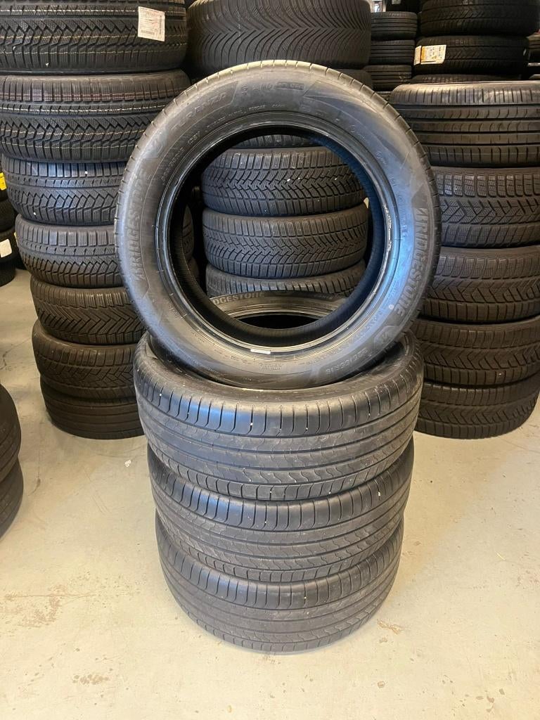 4x 225/55R18 Bridgestone Zomerbanden, 18 inch, Gebruikt, Ophalen of Verzenden, Band(en)