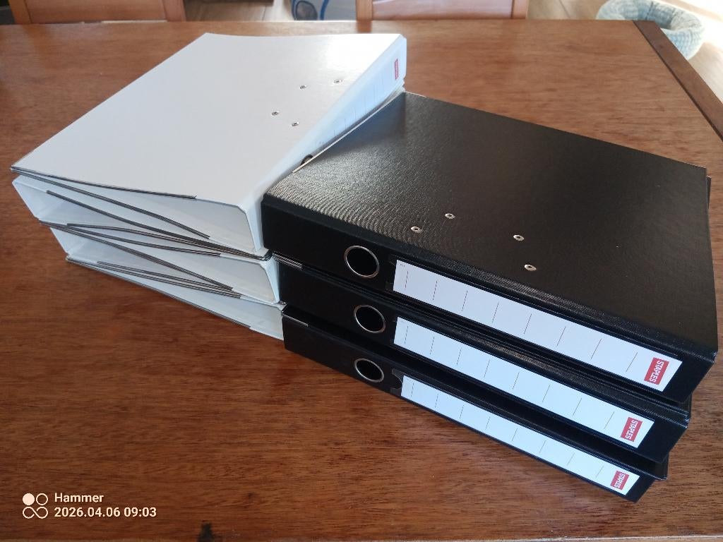 Ordners klappers 2-rings Staples A4, Ophalen of Verzenden