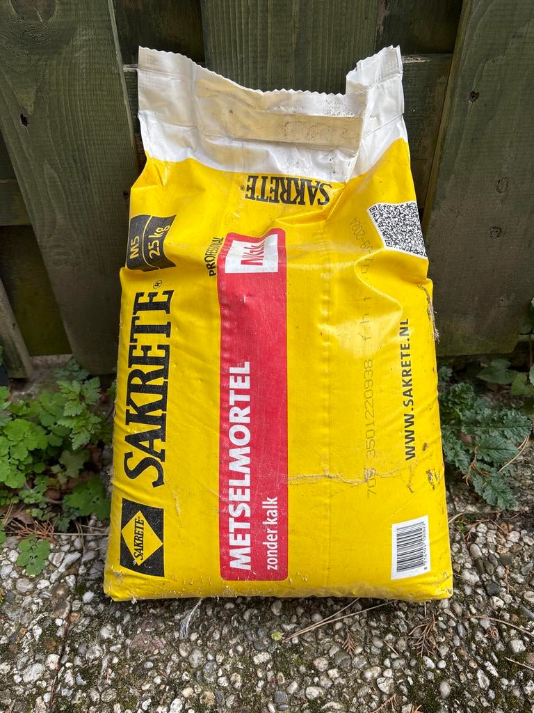 Sakrete Metselmortel M5 25 kg, Ophalen, Nieuw