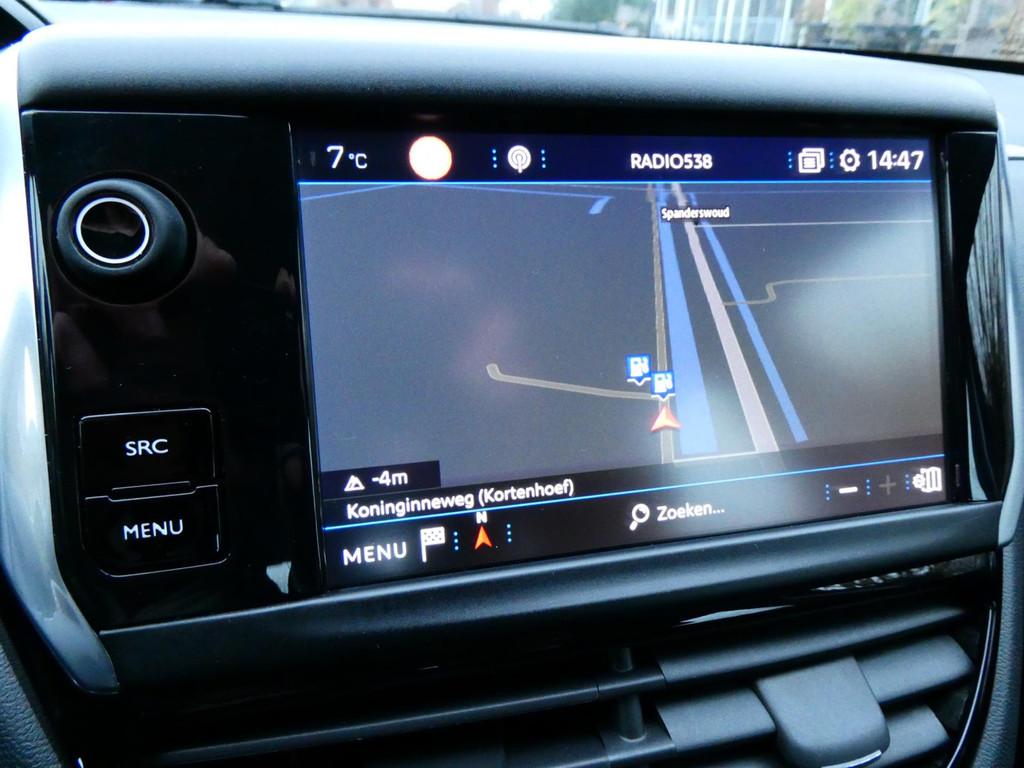 Peugeot 208 1.2i 5-deurs 1e eigenaar Airco Cruise Navi 140.0, Voorwielaandrijving, Stof, Gebruikt, 1199 cc