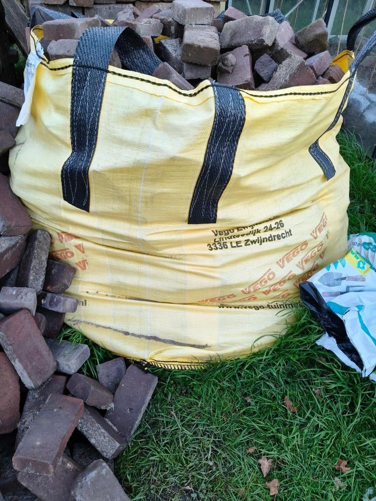 Gebakken 5 duimer stenen, Doe-het-zelf en Verbouw, Metselstenen, Ophalen, Bakstenen