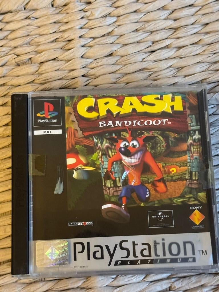 Crash Bandicoot [PS1[, Spelcomputers en Games, Avontuur en Actie, 1 speler, Ophalen of Verzenden, Zo goed als nieuw