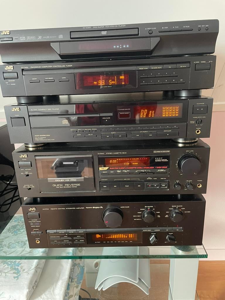 JVC stereo combinatie set, Ophalen of Verzenden, Zo goed als nieuw, JVC