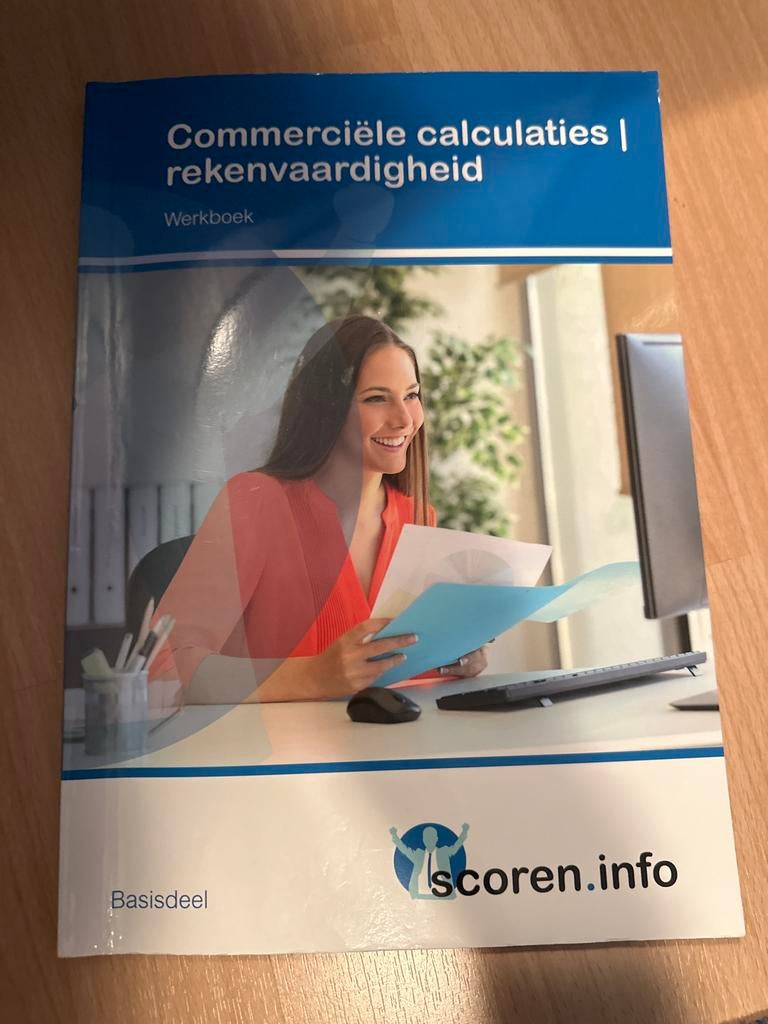 Commerciële calculaties | rekenvaardigheid Werkboek, Ophalen of Verzenden, Gamma, Zo goed als nieuw, MBO