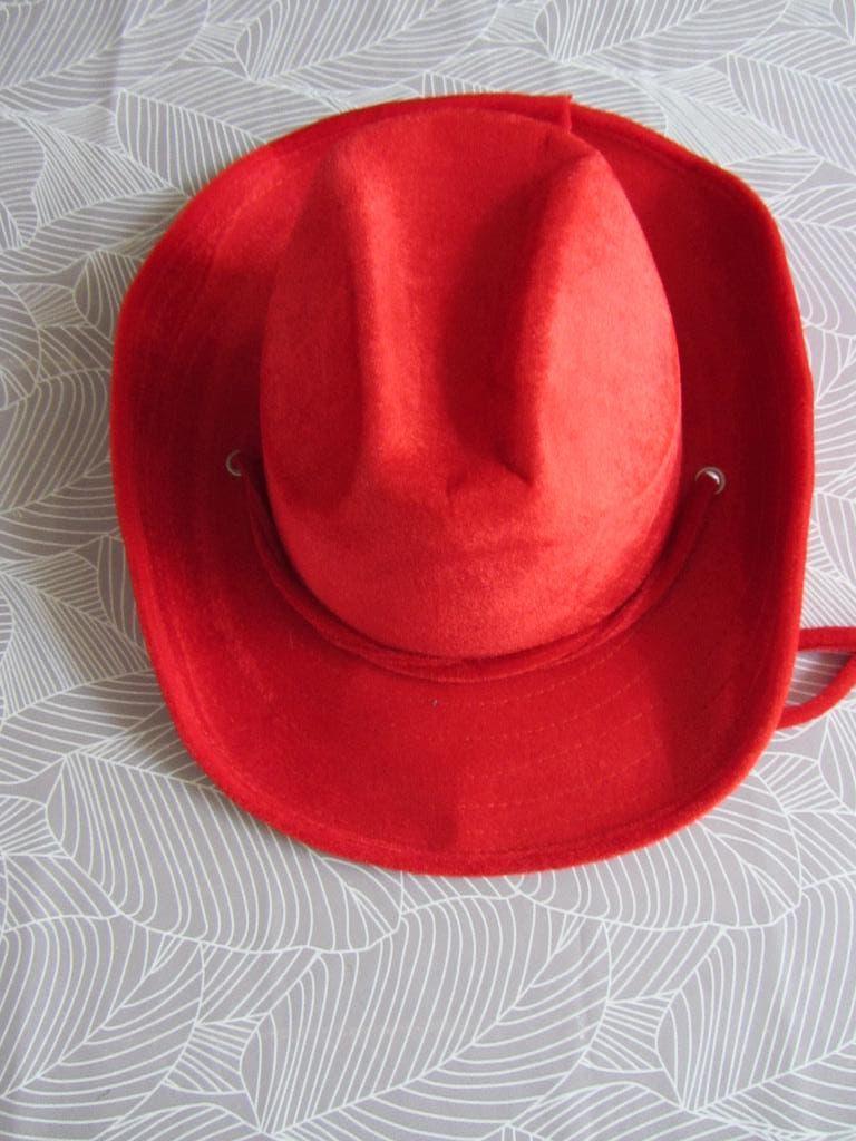 rode cowboy hoed, Ophalen, Feestartikel, Overige