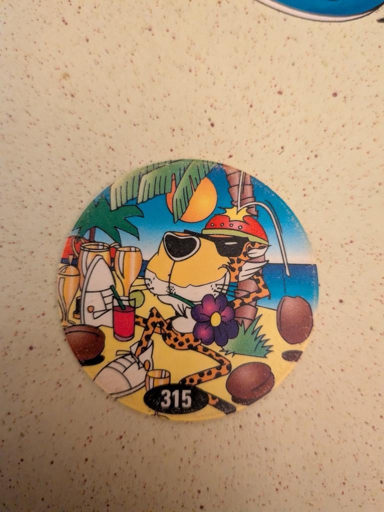 Cheetos 24 Game Flippo 315 drukfout achterkant., Ophalen of Verzenden, Cheetos 24 Game, Losse flippo's