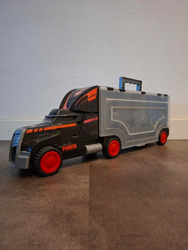 Speelgoed vrachtwagen met speelgoed auto's., Ophalen of Verzenden, Zo goed als nieuw, Auto, Overige merken