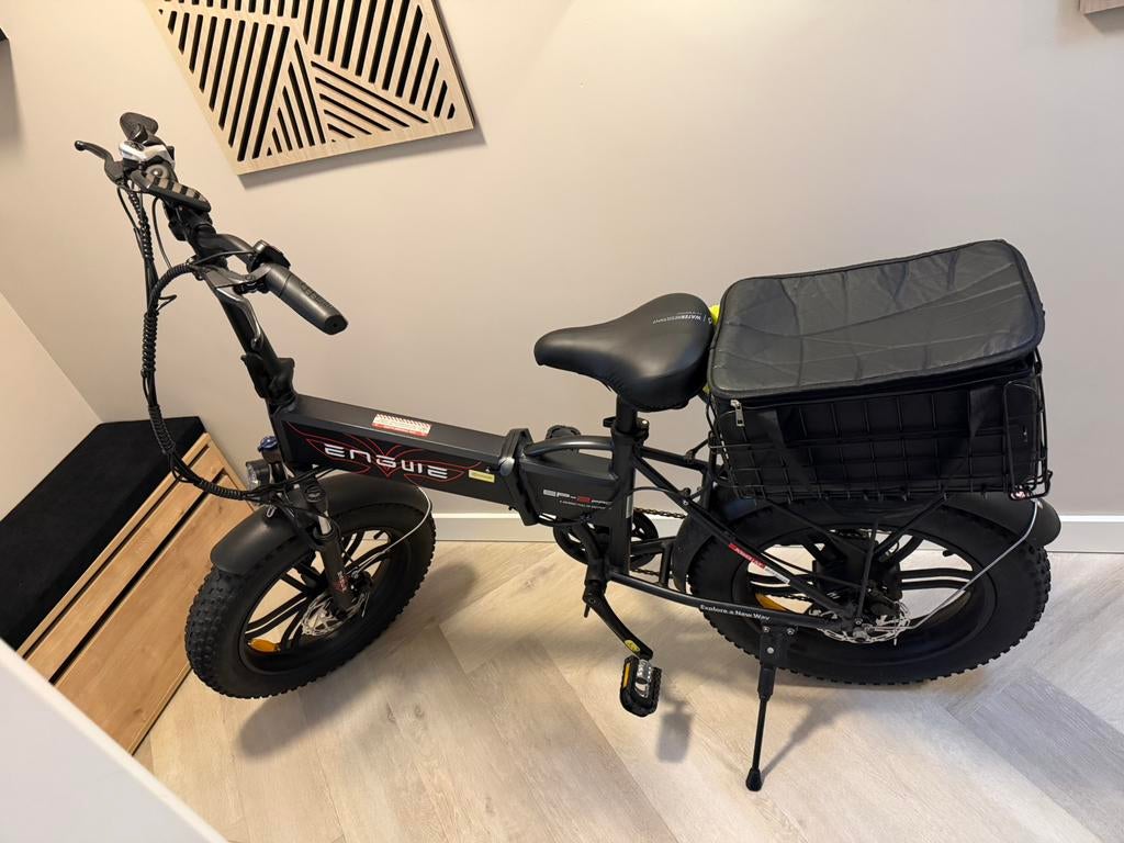 Used ENGWE EP-2 Pro Folding E-Bike – Fatbike, Gebruikt, 59 cm of meer, 50 km per accu of meer, Ophalen