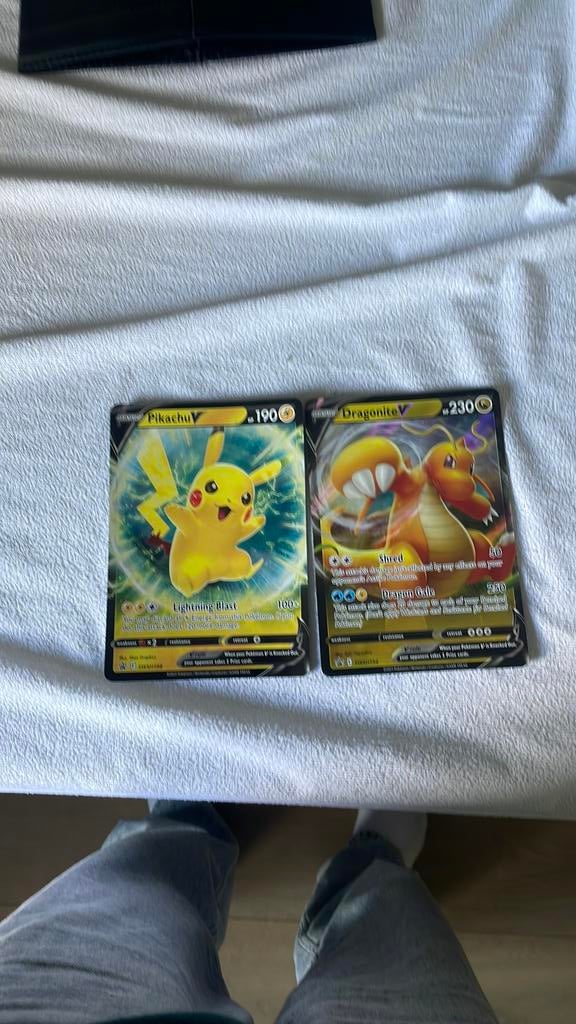 Grote Pokemon kaarten, Ophalen of Verzenden, Zo goed als nieuw