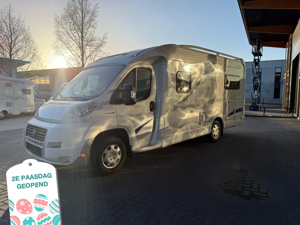 Dethleffs Advantage 2008 57500 km lengte bedden nieuwe, Caravans en Kamperen, Campers, Airbags, Ringverwarming, Fiat, Luifel