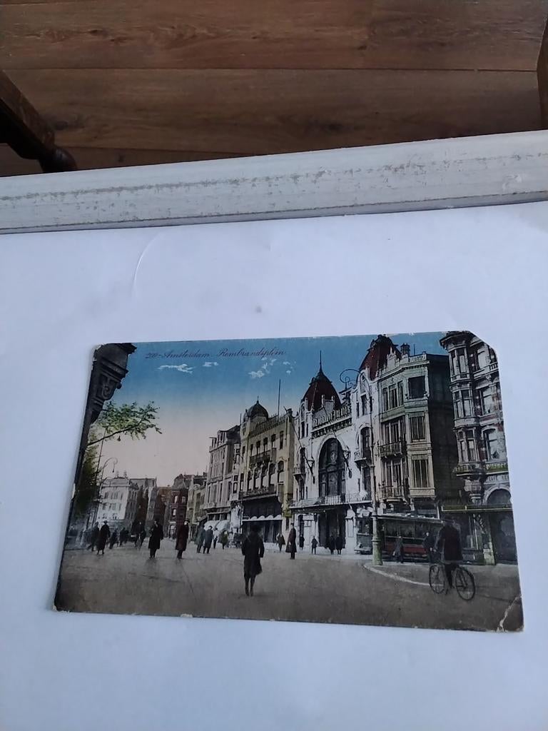 AMSTERDAM. REMBRANDTPLEIN  1922, Ophalen of Verzenden, 1920 tot 1940, Noord-Holland