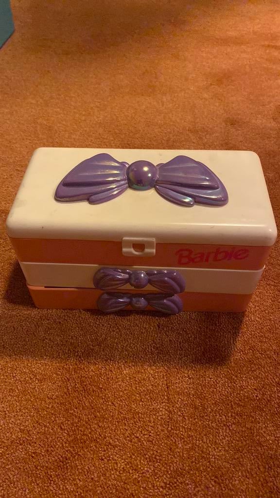 Sieraden kistje van barbie., Ophalen of Verzenden, Gebruikt