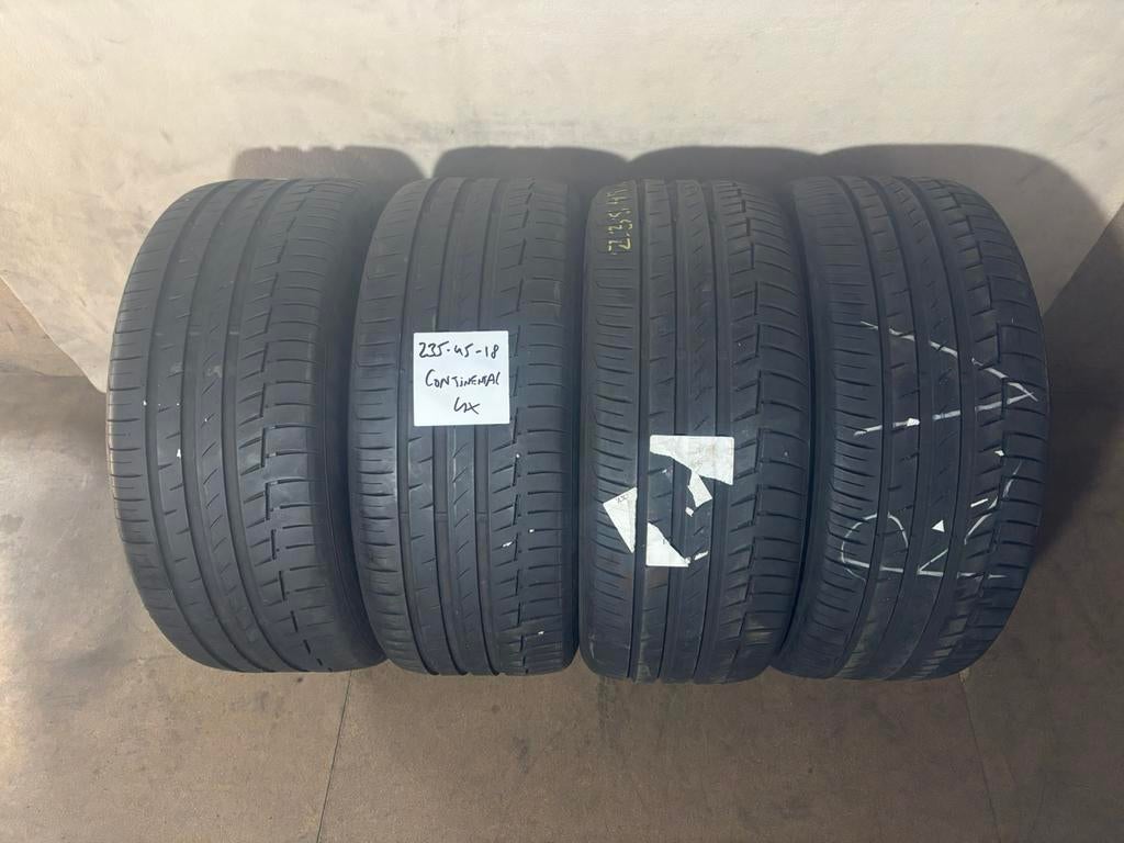 Diverse sets 235-45-18 A-Merken 2 of 4 stuks Zomerbanden, Ophalen, 18 inch, Gebruikt, 235 mm