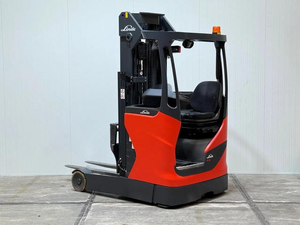 Linde R16 truck triplex Freelift sideshift weegsysteem camer, 1000 tot 2000 kg, Overige aandrijving, Reachtruck, Linde