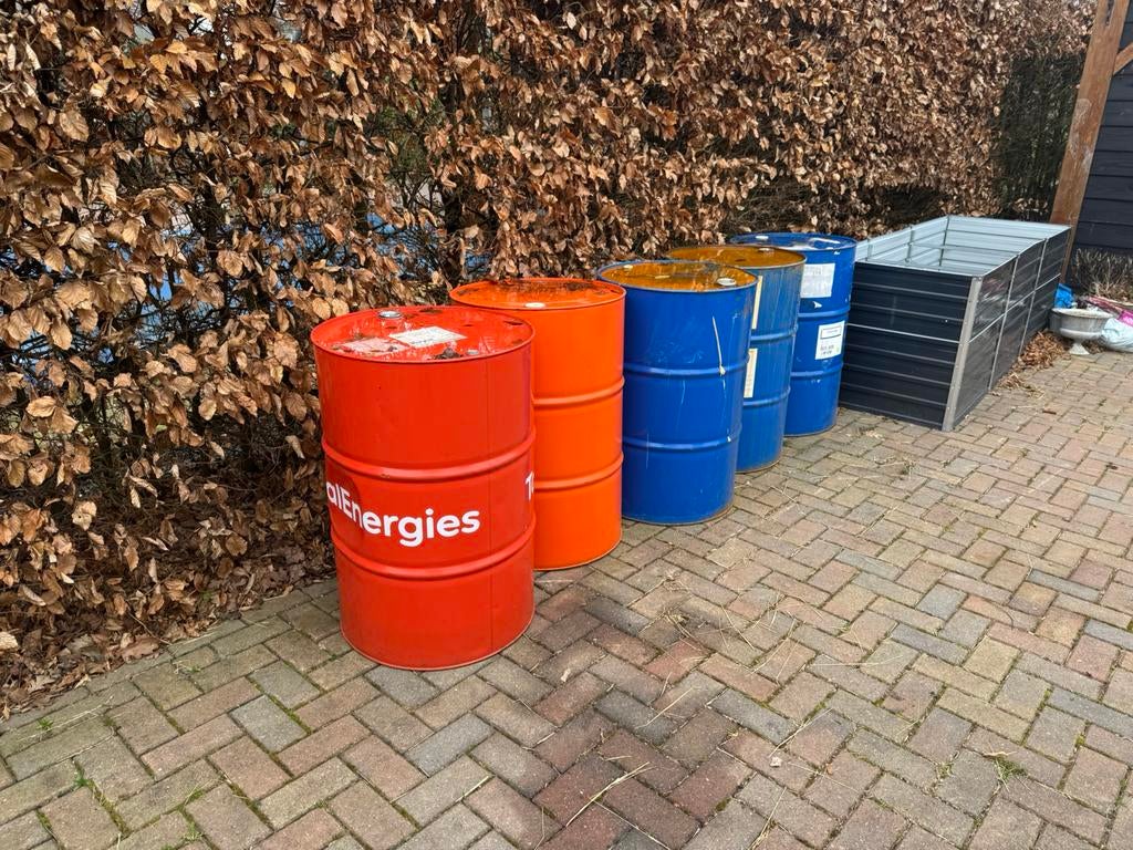 200L drums leeg 5 stuks, Ophalen of Verzenden