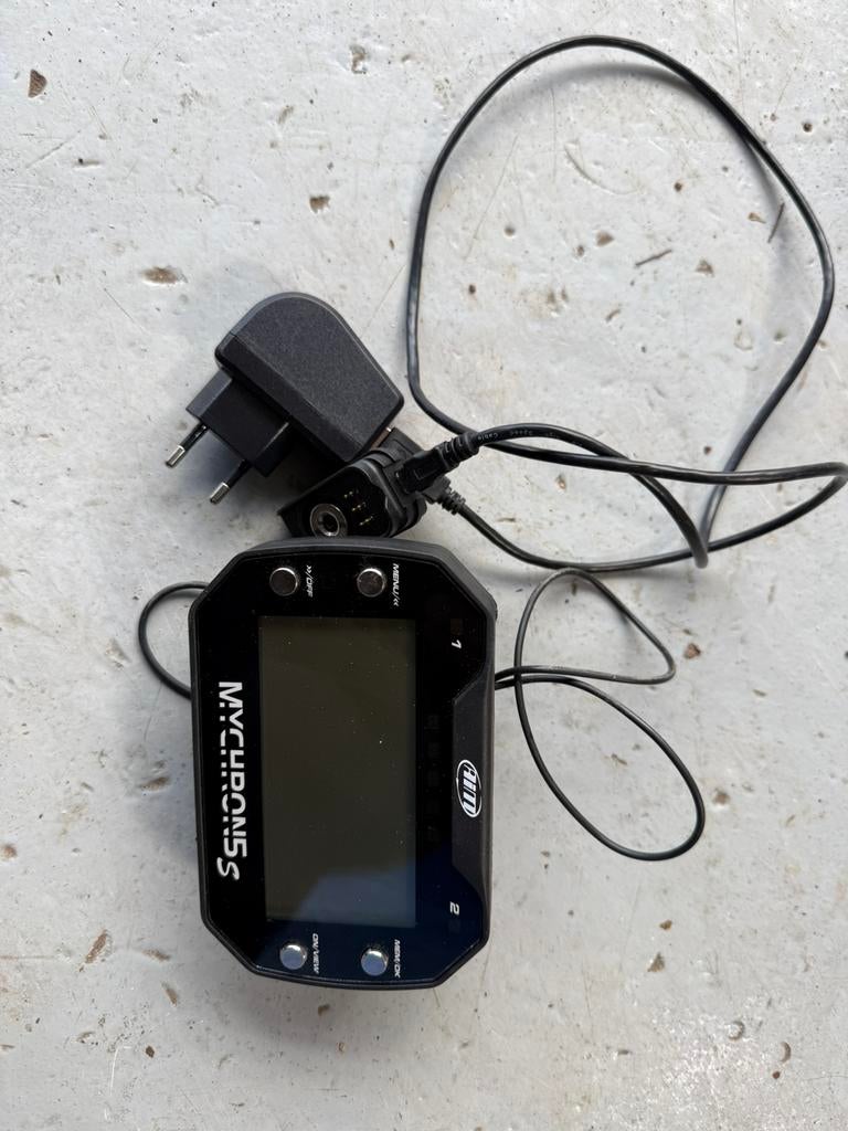 AIM MyChron 5S Kart laptimer met Lader, Ophalen of Verzenden, Gebruikt, Kart