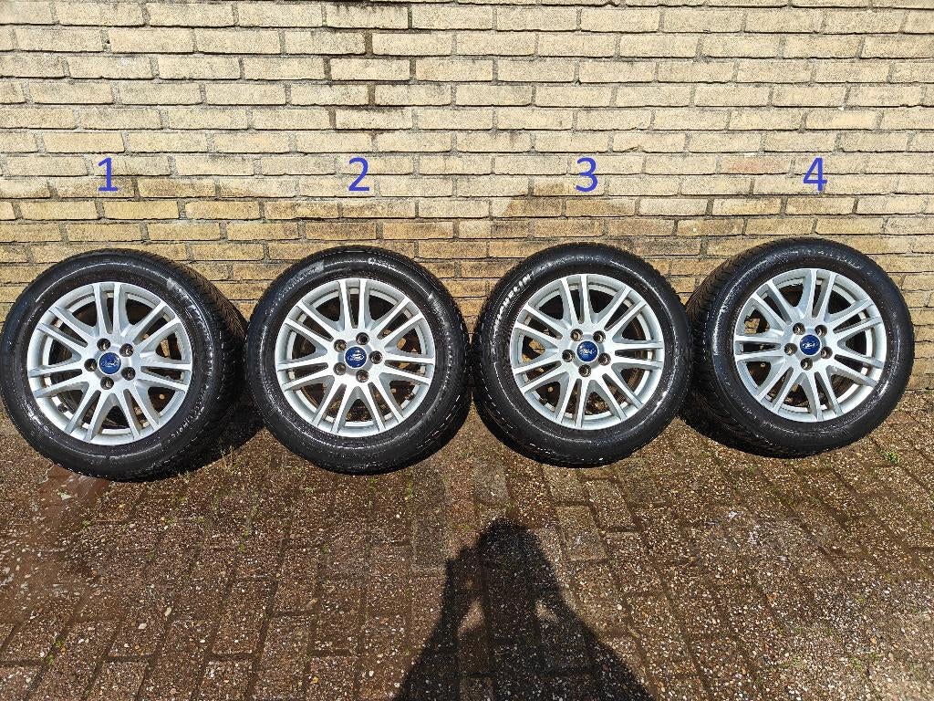Ford Focus velgen 215/55 r16 7j ET50 5x112, Auto-onderdelen, Banden en Velgen, Ophalen, 16 inch, Banden en Velgen, All Season