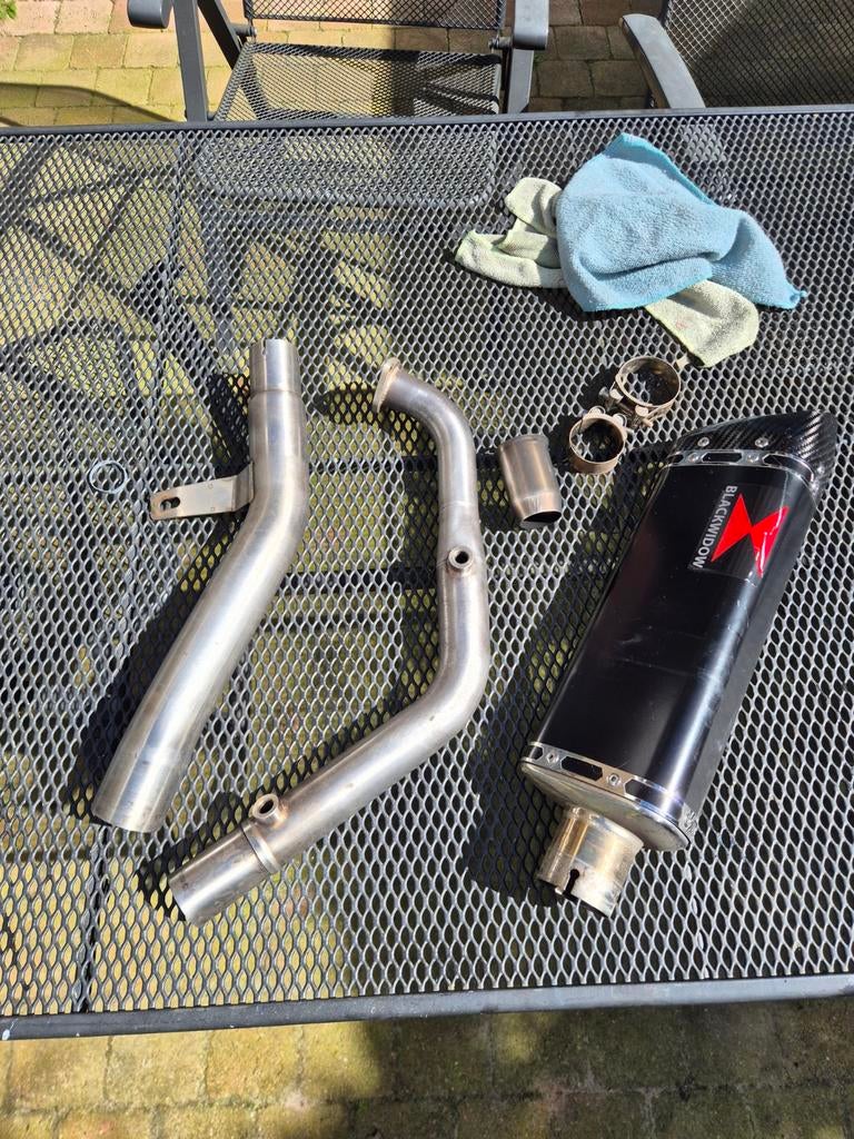 Yamaha MT125/R125 2025 Black Widow sport uitlaat, Motoren, Ophalen of Verzenden