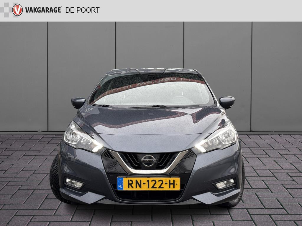 Nissan Micra 0.9 IG-T N-Connecta | NL-auto | Navi | Camera |, Auto's, Nissan, Voorwielaandrijving, 898 cc, Stof, 525 kg