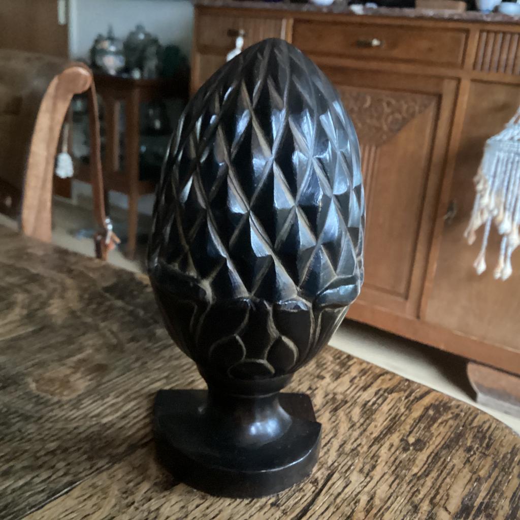 Gietijzeren deurstopper (dennenappel) voor, € 8, Antiek en Kunst, Ophalen of Verzenden