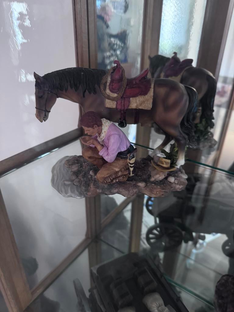 Cowboy beeld, Verzamelen, Beelden en Beeldjes, Ophalen, Zo goed als nieuw