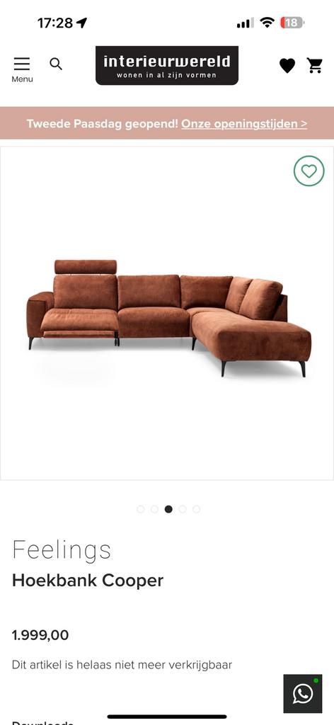 ZGAN Feelings Velvet Hoekbank Cooper Elektrisch - 297 x 215, 250 tot 300 cm, -, -, Hoekbank