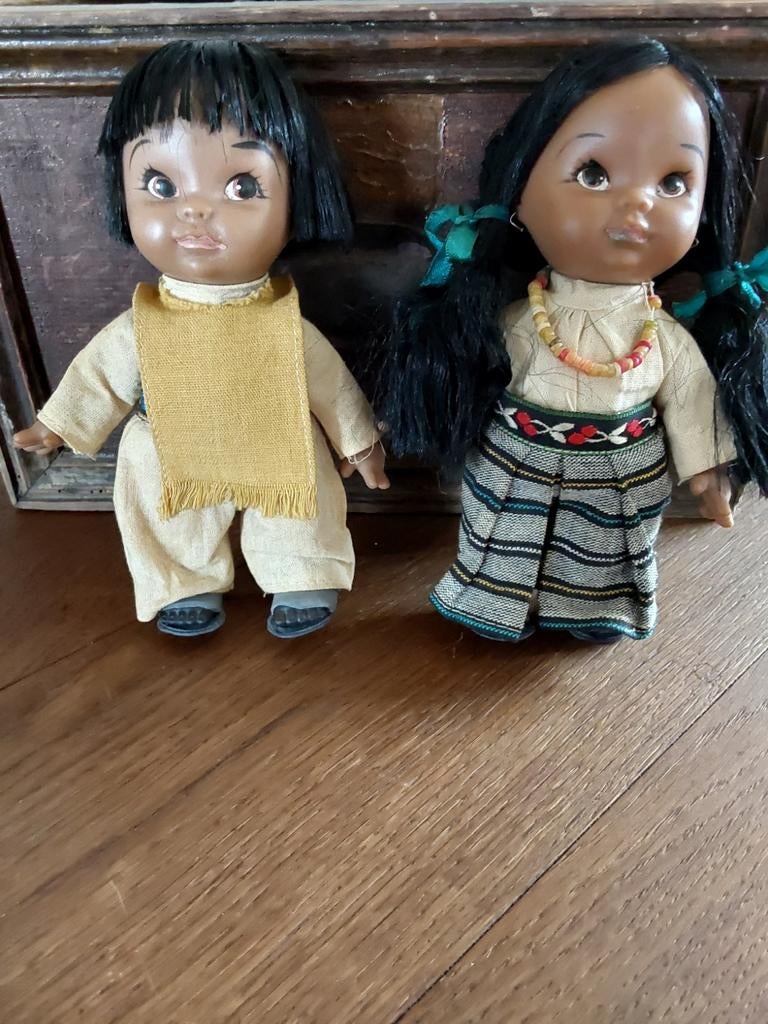 Vintage popjes jaren 70, Ophalen, Zo goed als nieuw