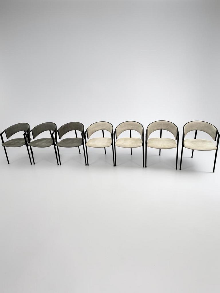 6x Castelijn SLA stoelen, Huis en Inrichting, Stoelen, Gebruikt, Vijf, Zes of meer stoelen, Leer, Ophalen of Verzenden