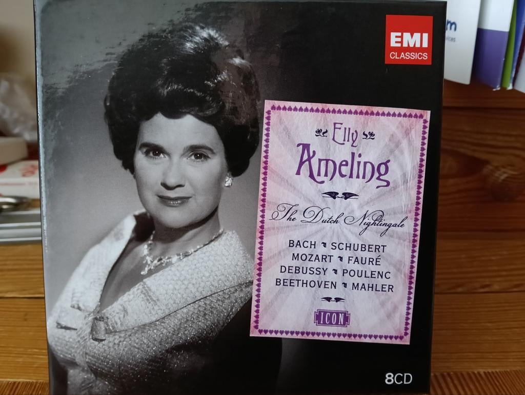 Elly Ameling Icon Bach, Schubert, etc. 8cd, Ophalen of Verzenden, Zo goed als nieuw, Vocaal, Boxset