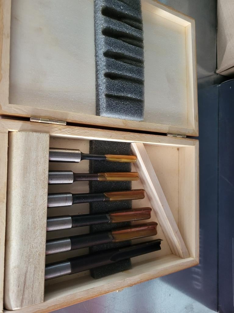 Set Langgatboren Freesboor Hout in houten kist, Doe-het-zelf en Verbouw, Ophalen of Verzenden, Elektrisch, Overige soorten