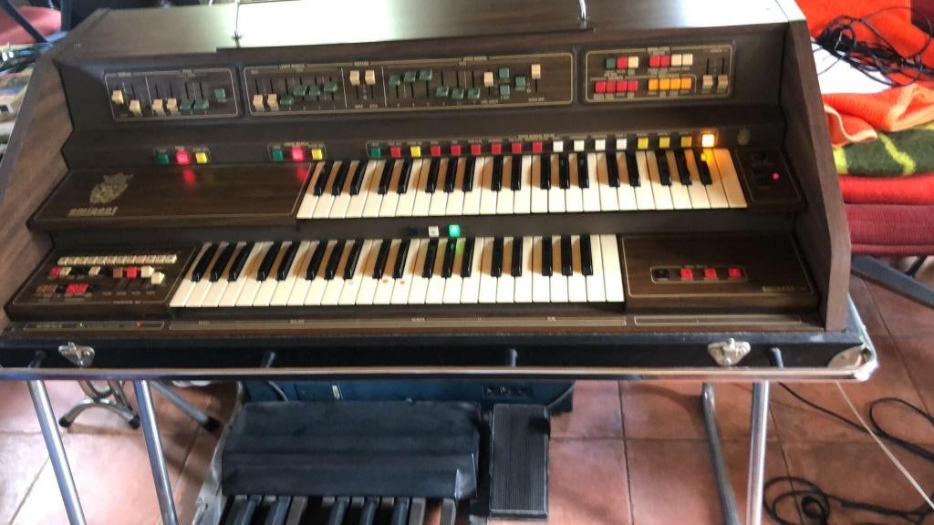 zeldzame portable eminent T280 orgel, Ophalen, Gebruikt, 2 klavieren, Orgel