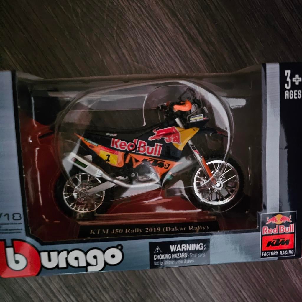 Burago KTM 450 Rally 2019 (Dakar Rally) schaalmodel, Info@burago.com, Burago, Nieuw, Via Cassia, 100, 25010 Pozzolengo BS, Italië