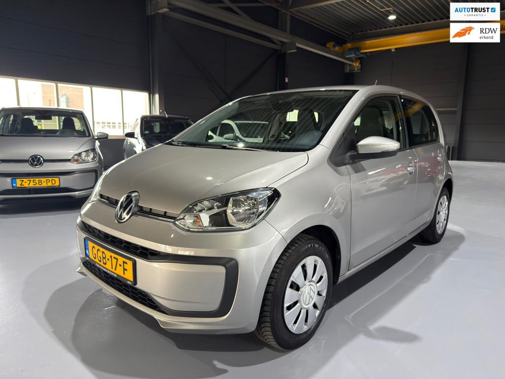 Volkswagen UP! 1.0 Camera | Climate | Lane Assist | Cruise, Stof, Met garantie (alle), 4 stoelen, 891 kg