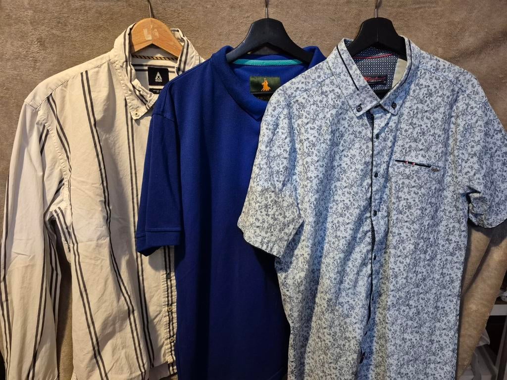 Ralph Lauren polo, Gaastra overhemd, Rawlucci mt XL EN XXL, Kleding | Heren, Ophalen of Verzenden, Zo goed als nieuw, Maat 56/58 (XL)