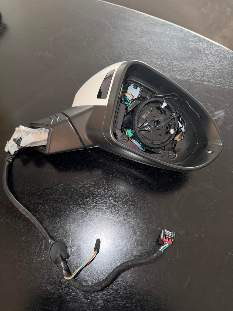 VW Golf 8.5 Rechter Spiegel met Side Assist & Verlichting, Auto-onderdelen, Spiegels, Ophalen of Verzenden, Gebruikt, Volkswagen