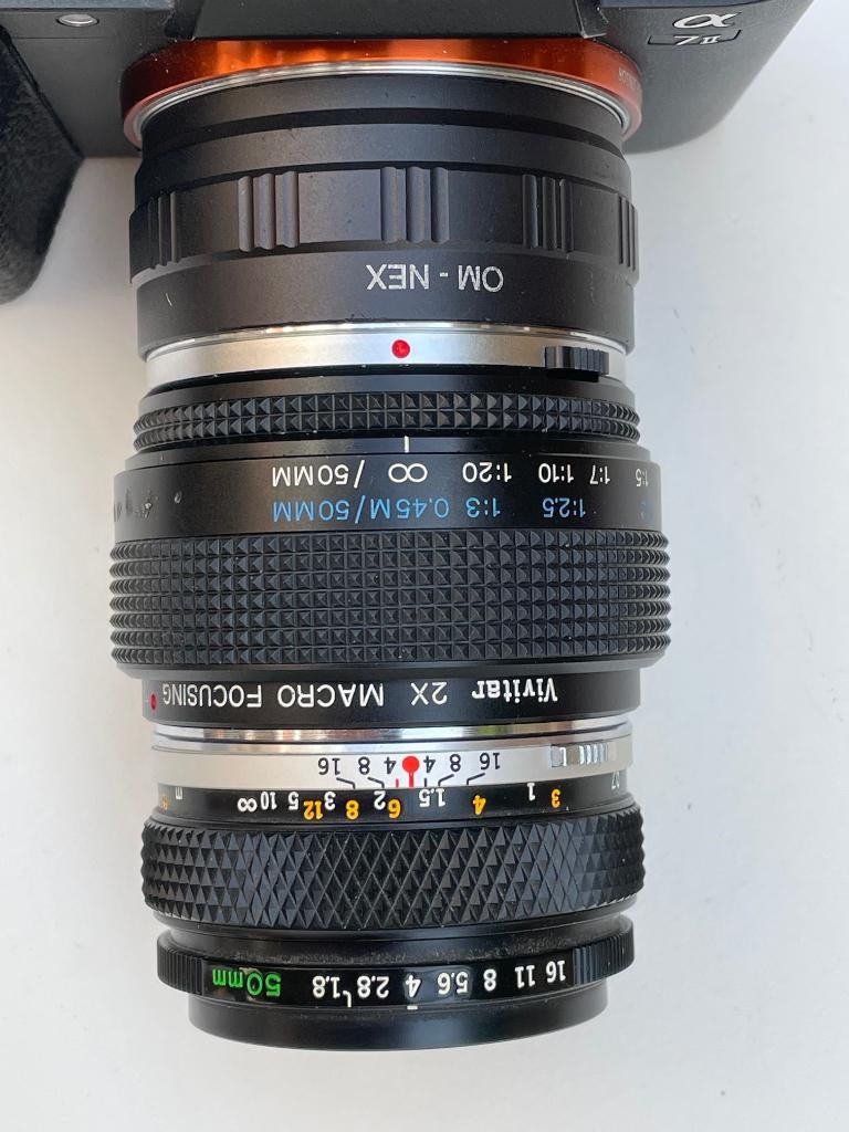 Macro Olympus (100mm) set voor E-mount / Nex (bv. Sony A7), Ophalen of Verzenden