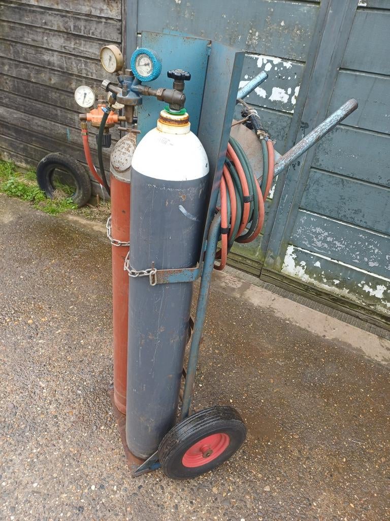 Autogeen lasapparaat zuurstof en acetyleen 50L, Ophalen, 250 ampère of meer, Co2