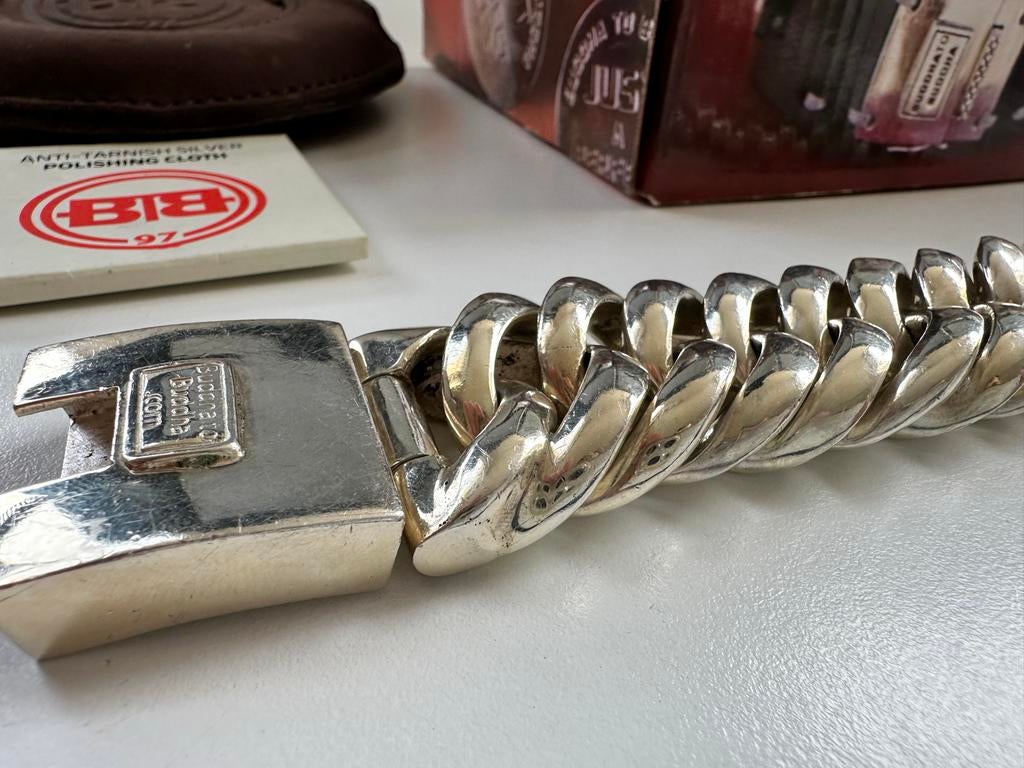 Buddha to Buddha armband - Chain XL - Massief 925 zilver, Sieraden, Tassen en Uiterlijk, Armbanden, Ophalen of Verzenden, Gebruikt