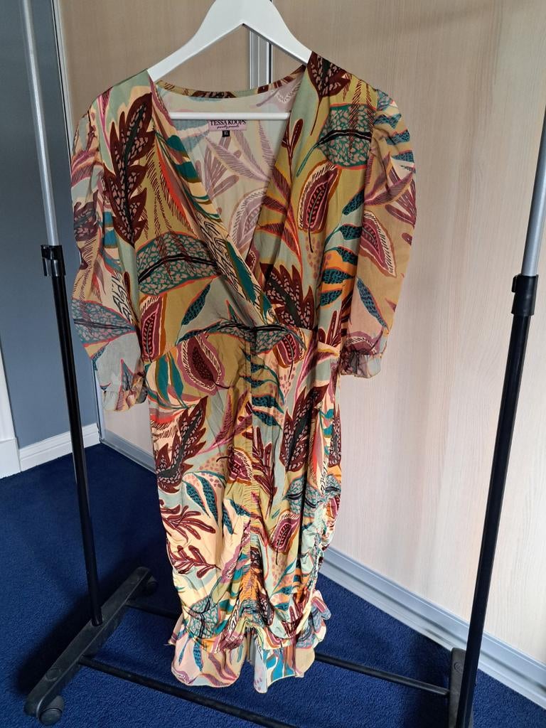 TESSA KOOPS JURKJE XL, Kleding | Dames, Verzenden, Zwart, Maat 46/48 (XL) of groter, Zo goed als nieuw