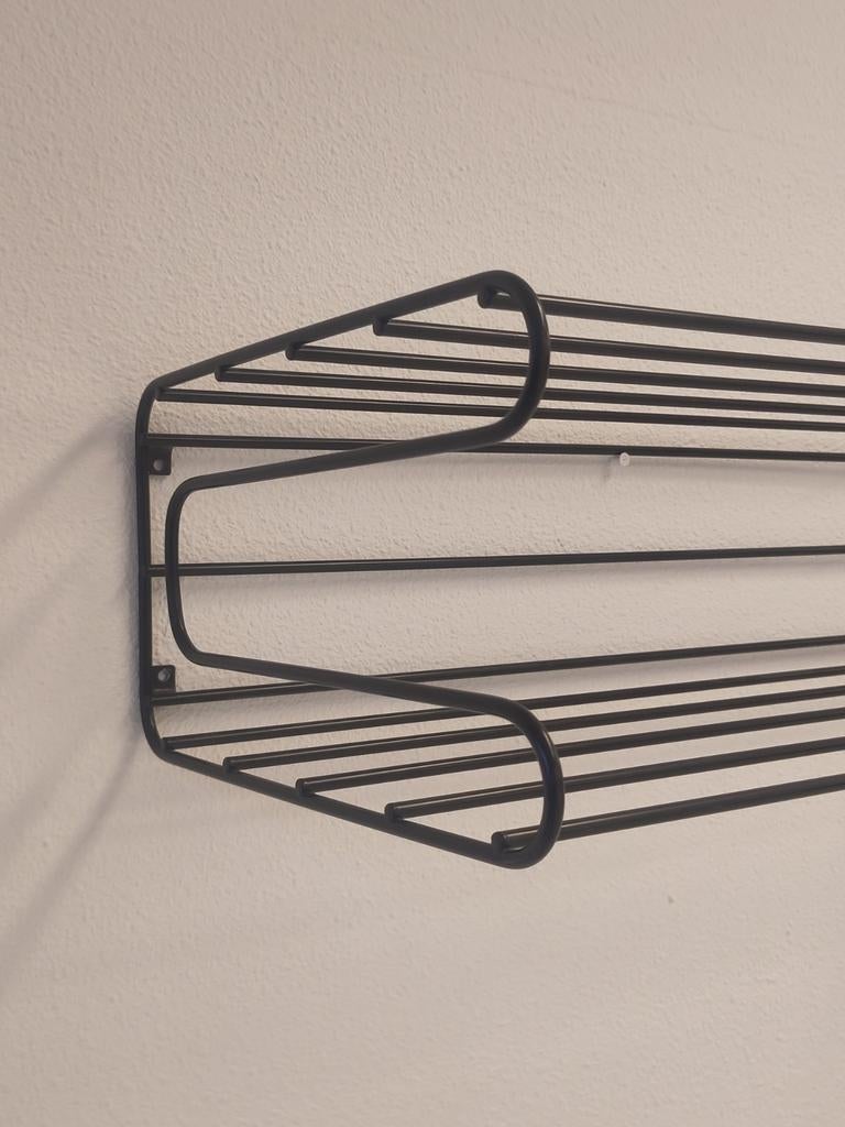 Vintage Ikea kapstok Fran wandkapstok metaal schoenenrek, Huis en Inrichting, Gebruikt, ., Ophalen of Verzenden, .