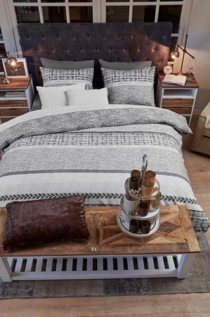 Vier Riviera Maison dekbedovertrekken 140x220 met gratis…, Dekbedovertrek, Ophalen of Verzenden, Zo goed als nieuw, Overige kleuren