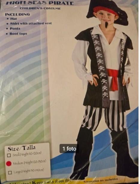 Leuk en Luxe Piraat outfit mt 104 / 116, Ophalen of Verzenden, Nieuw, 110 t/m 116, Jongen