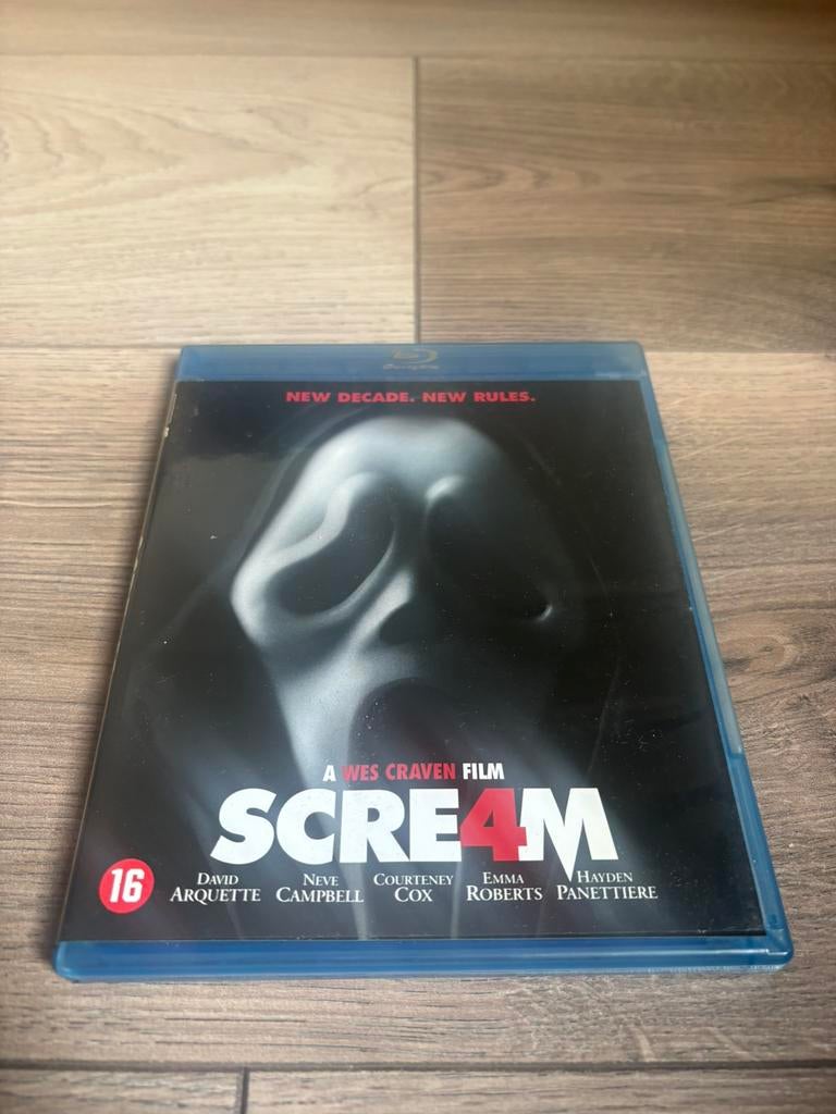 Scream 4 blu ray nederlandse uitgave, Cd's en Dvd's, Blu-ray, Ophalen of Verzenden, Zo goed als nieuw, Horror