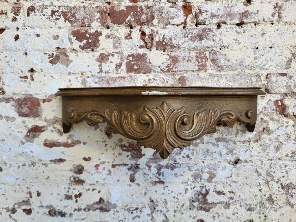 Franse houten wandconsole/ allegonda, Ophalen of Verzenden