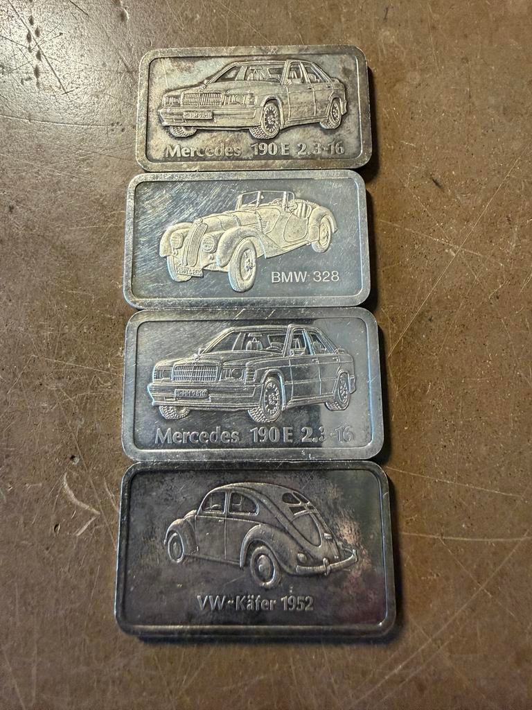 Degussa de begeerde auto collectie 999 zilver, Ophalen of Verzenden, Zilver