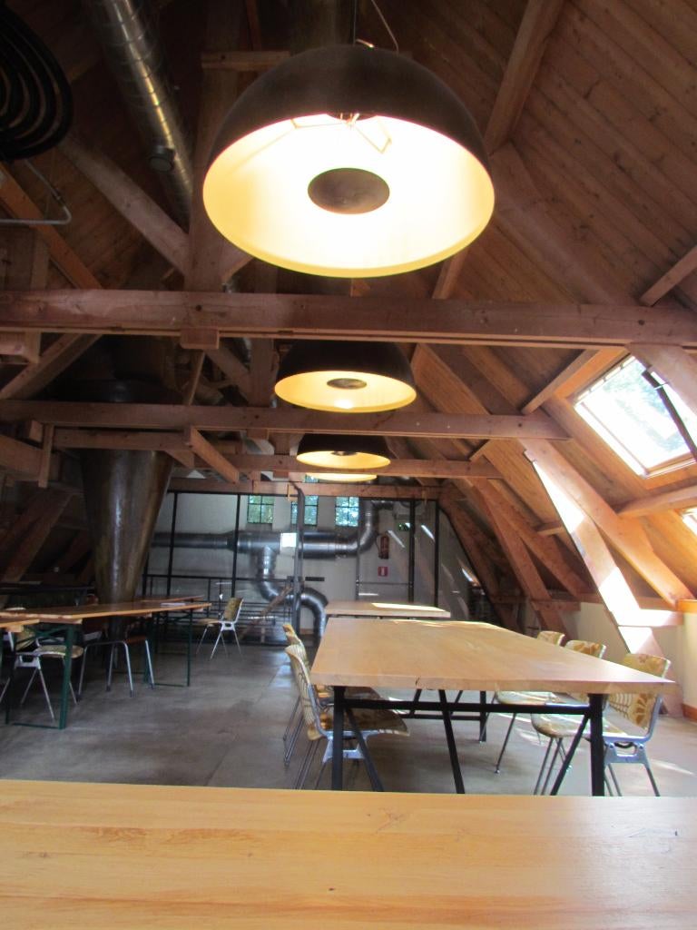 Industriële tafels, Ophalen, 100 tot 150 cm, 200 cm of meer, Zo goed als nieuw