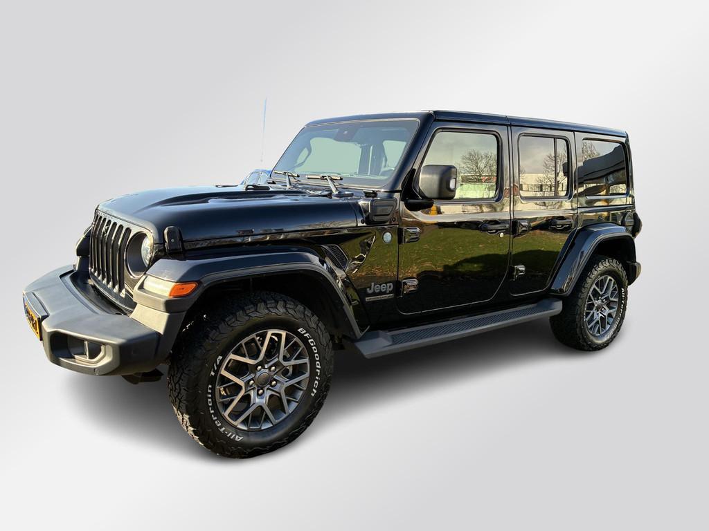 Jeep Wrangler Unlimited Plug-in Hybrid 4xe 380 80th Annivers, Auto's, Jeep, Automaat, 4 cilinders, Cabriolet, Leder